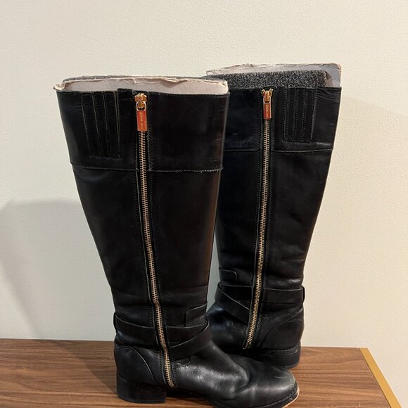 Michael Kors Leather Knee-High Boots (Size 5.5) - Picture 4 of 8